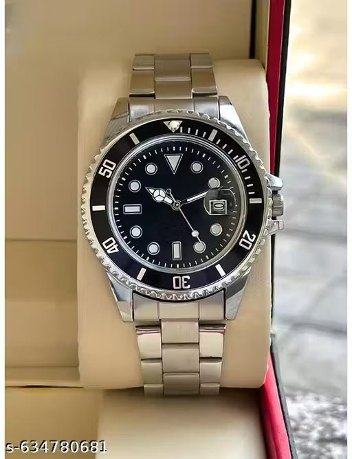 Men’s Stylish Analog Watch with Date Display