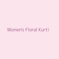 Women's Floral Kurti