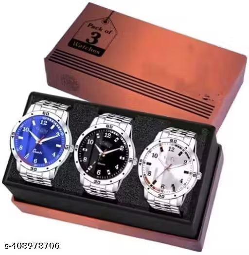 Best Classic Combo of 3 Watches for Men & Boys