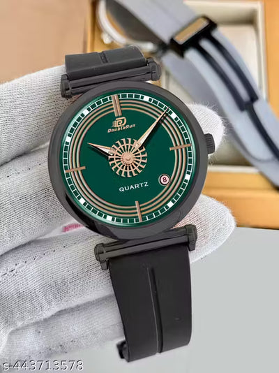 Date Function Magnet Buckle Strap Analog Watch for Men