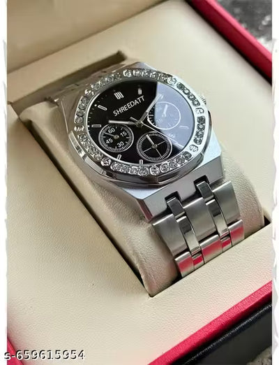 Men’s Stylish Analog Watch with Date Display