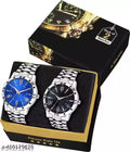 Analog Watch for Men Combo Pack of 2 - New Arrival Black & Brown