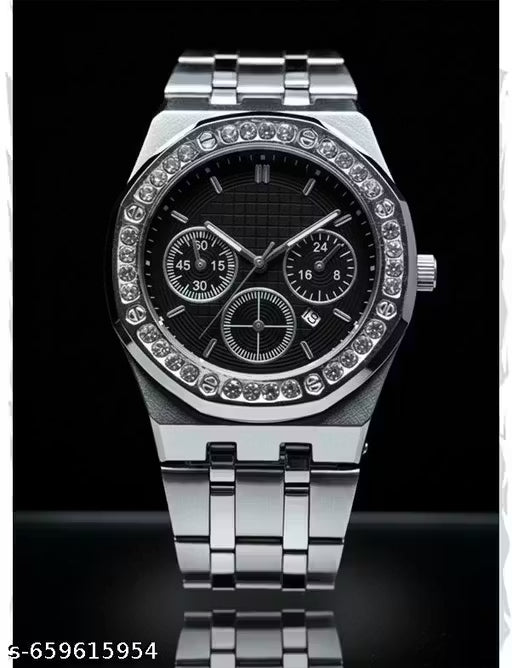 Men’s Stylish Analog Watch with Date Display